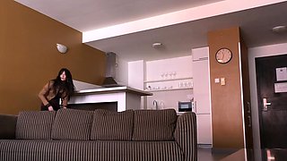 Close up teen masturbation