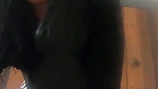 Workout Clothes Try on with Pee Fetish