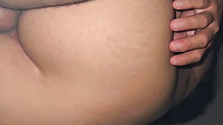 Teleported onto my lap what em I doing? Stretching your pussy all night.