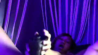 Mature asians up close toy and fingering masturbation action