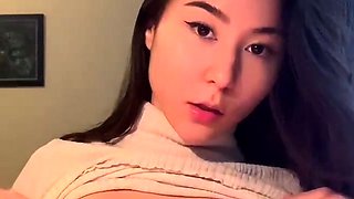 Amateur asian teen licks ass and sucks cock