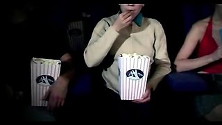 Allie Sin fucks her friend's brother instead of going to a Christmas party
