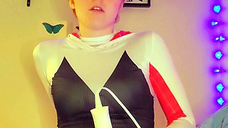 Beautiful wife masturbating show with webcam with toys