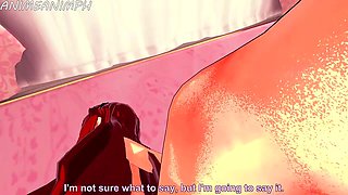 Raunchy cartoon slut filthy porn video