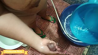 She's so Hot That She Washes Her Pussy First so We Can Have More Sex