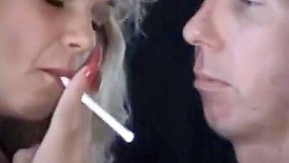 femdom smoking with long nails