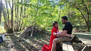 Good Girl And Dad Anal Outdoor: Little Red Riding Hood Takes Big Lumberjack Log Deep In The Woods