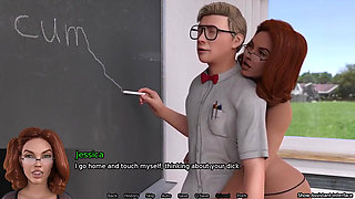 MILF Redhead Blowjob and Pussy Eating - Sexbot #37 Porn Game