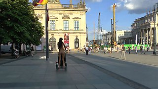 Independent Amateur teen blonde masturbating outdoor