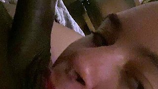 Sexy Slut Gives A Big Cock A Blowjob In The Car