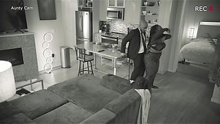 Caught Auntie Fuckin on the Security Cameras