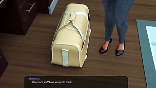 Student Has Fun with Her Principal