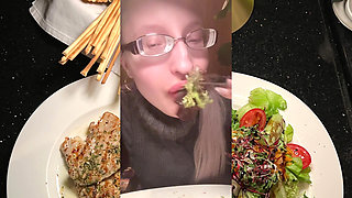 Asmr Dinner in Restaurant