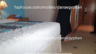 Dana, an Egyptian Arab Muslim MILF Niqab Big Boobs in Hotel