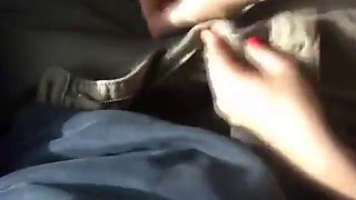 Wife cheat-fucks in car