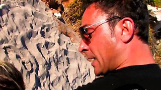 Krystal Wallas Beach Blowjobs