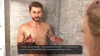 A Perfect Marriage: the Sexy Wife Naked with Her Husband's Friend in the Bathroom - Episode 38