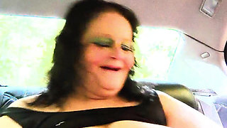Cheating and Sneaky to the Cars Backseat She's Squirting Heaos