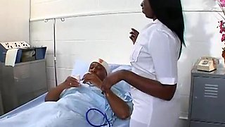 Sexy Ass Nurse taking care of patient: Big Ass, Blowjob  Cumshot Porn