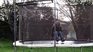 Amber: Outdoor Trampoline