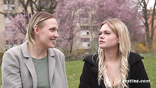 Ersties - Real Date, Real Lust - Nina finger Emma anal until moaning