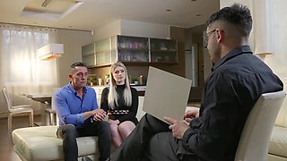 Renato and Emmanuel Torquemada fucked Georgia Koneva’s tight ass in a wild mmf scene.