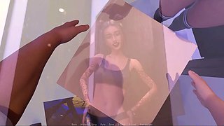 Car wash, all animated, washing up