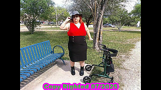 Sexy Nurse Vicki Walks in Park Flashing and Teasing You