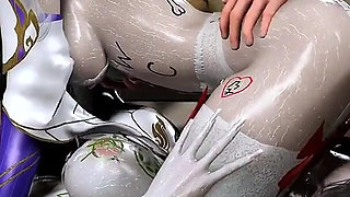 Threesome Pixel Passion: 3D Girl Fantasy - 3D Animation Hentai