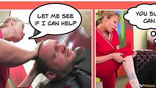 Adrianna Nicole Naughty secretary: Big Tits, Blowjob  Milf Porn