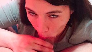 I entered the room and found him naked with a very hard cock, I wanted to suck it and he didn't complain