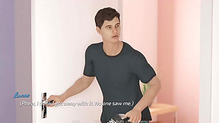 Stepsister Researching Stepbrother's Cock