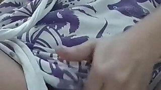 I Visited My Mom and I Really Wanted to Play with My Delicious Pussy, I Left Her Bathroom Full of My Squirt.