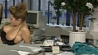 In the Office the Boss Catches Me