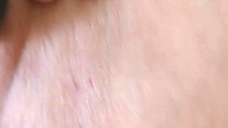 Close up Vibrator Sex Toy Moaning Orgasm on Pink Spread Pussy & Clit