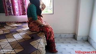 Red Saree Fucking Hardly in Room with Localboy ( Official Video by Villagesex91)