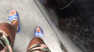 Real Public Sex in Turkey with Hairy Armpit Turkish Cuckold Wife
