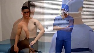 The East Block: naughty couple gets steamy at the medical center