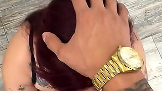 POV Blowjob Fucking with My Stepsister Just Before I Go to Work