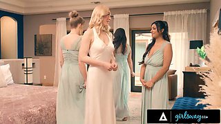 GIRLSWAY - Maids Of Honor Octavia Red, Ivy Ireland,  Karina Valentina GANGBANG Bride Lily LaBeau