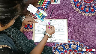 Village girl outdor got romantic in the field and along with her husband erotic Sketch Drawing by -Snapchat143