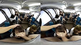 Vr japanese time stop bus