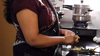 I Fucked Neighbor's Wife in Kitchen While She Cooking - Full Length Video After One Million Views