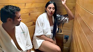 My Neighbor Gives Me a Nice Fuck in the Turkish Bath, I Do It to Get Rid of My Cheating Husband