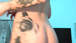 Young Girl Dancing and Playing with Her Anus