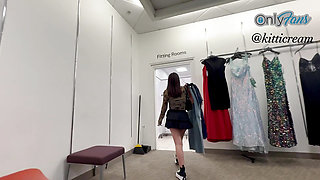 Daddy bought me a new skirt and took me shopping