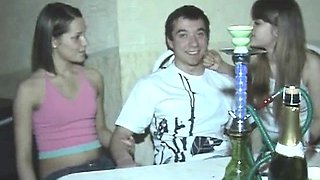 What can be better than smoking a hookah and drinking