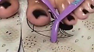 JOI - Oil, Flip Flops, and Goddess Kiffa Gorgeous Feet