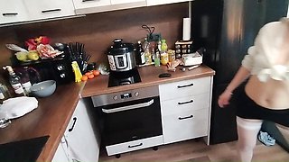Horny Step Mom Adi fucking hard on kitchen room