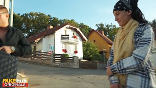 Fakehub - highly hot romantic sex with fresh foreign wifey perspiring lust with her petite narrow body
